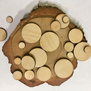 Circle cutout, wood circle cutout, diy wood, scrapbooking circle, circles, small circles, wooden circle
