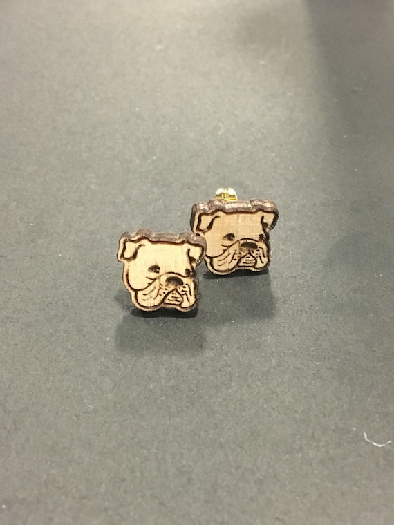 Bulldog Earrings English Bulldog Jewelry Bulldog English