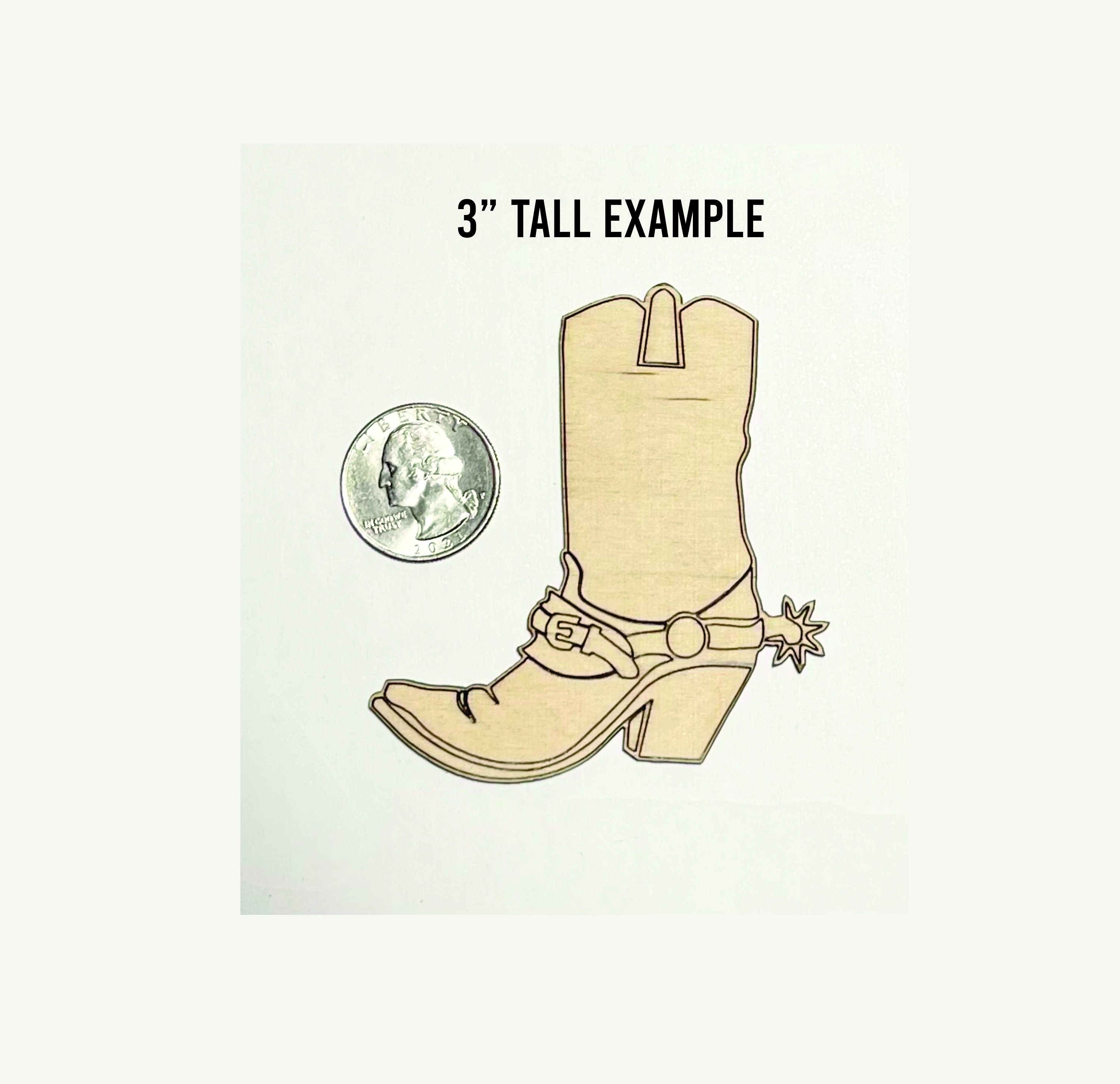 Cowboy Boot Cutout Cowboy Boot Shape Western Boot Wood Etsy