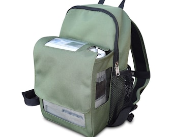 o2totes Backpack Compatible With Inogen One G5 Slim Backpack w/Storage - Green