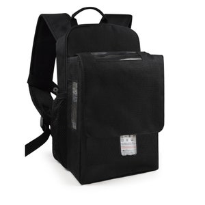 o2totes Slim Backpack w/Storage compatible with the Inogen One G5 I0-500 and Inogen Rove 6 Black & Green available Black