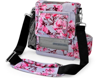 NEW! Carry bag/Crossbody Purse Fit For Inogen Rove 6 Beautiful floral fabric