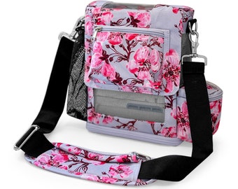 NEU! o2totes Tragetasche & Umhängetasche passend für Inogen One G5 - Floral