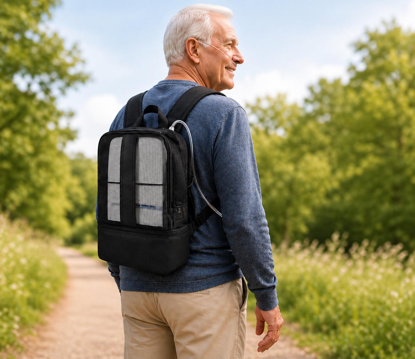 caire freestyle comfort mini backpack 1st Class Medical charging cord CAIRE FreeStyle Comfort Backpack