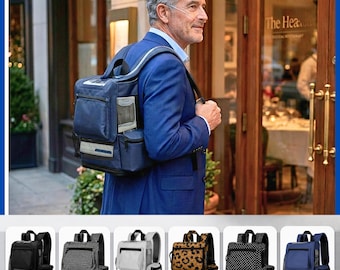 Fast Ship! Inogen One G5 & Inogen Rove 6 Lightweight Backpack with zippered bottom, various fabrics