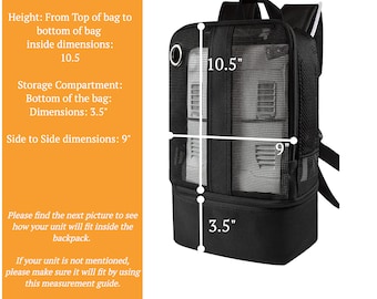 Sac à Dos Pour Concentrateur D'oxygène Inogen One G5 Et Rove 6 - Portable, Léger (376 G), Avec Poches | Pour Voyages, Sorties, Maintien De L'appareil En Sécurité - 14