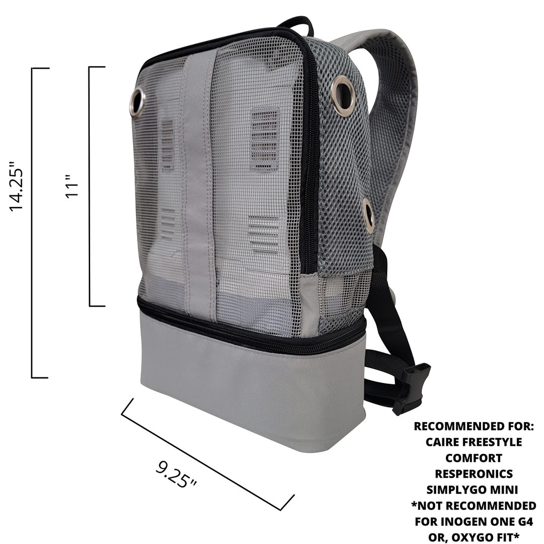 Portable Oxygen Concentrator Backpack Compatible With Caire Freestyle Comfort/ Respironics