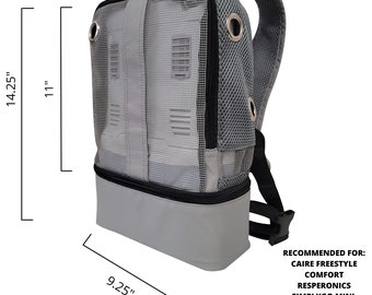 Mochila Caire Freestyle/SimplyGo Mini Universal Mesh - Cinza Gunmetal (O2Totes)