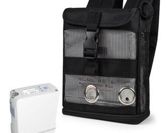 o2totes Mochila ultraligera apta para el Inogen One G4 - Negro