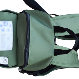 o2totes Backpack Compatible With Inogen One G5 Slim Backpack w/Storage Green image 4