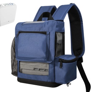 Lightweight Inogen One G5 Backpack with pockets & zippered bottom o2totes image 1