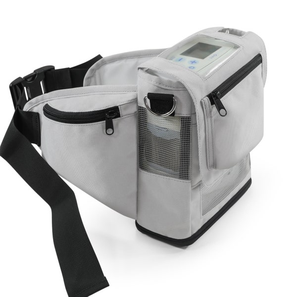 o2totes Hip/Fanny Bag compatible with the Inogen One G5 (I0-500) - Grey
