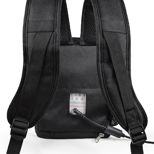 Mochila ligera ultraligera Inogen One G5 con bolsillos Negro imagen 8