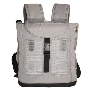 o2totes backpack fit for Inogen One G3 fits single & double battery, padded backpack straps Gray