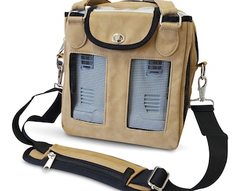 o2totes Purse & Handbag - Tan compatible with the OxyGo