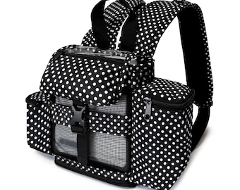 Inogen One G4, OxyGo Fit, Inogen Rove 4 lightweight Backpack; Fits single or double Inogen Battery, Pockets for extra battery & more!