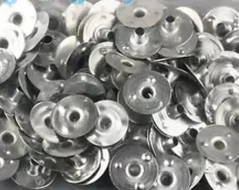 100pcs wick tabs sustainer 12mm x 3mm 1/2" diameter L23