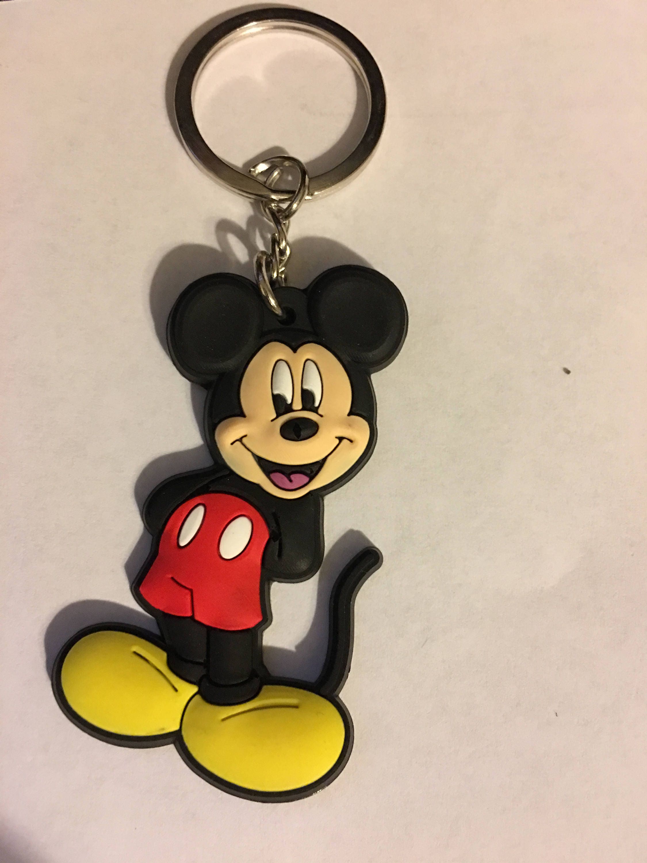 Mickey Mouse pvc keychain Etsy