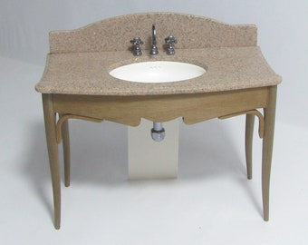 sink console art nouveau (1/12 miniature)