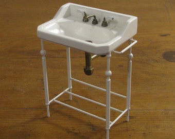 art deco sink (1/12 miniature)