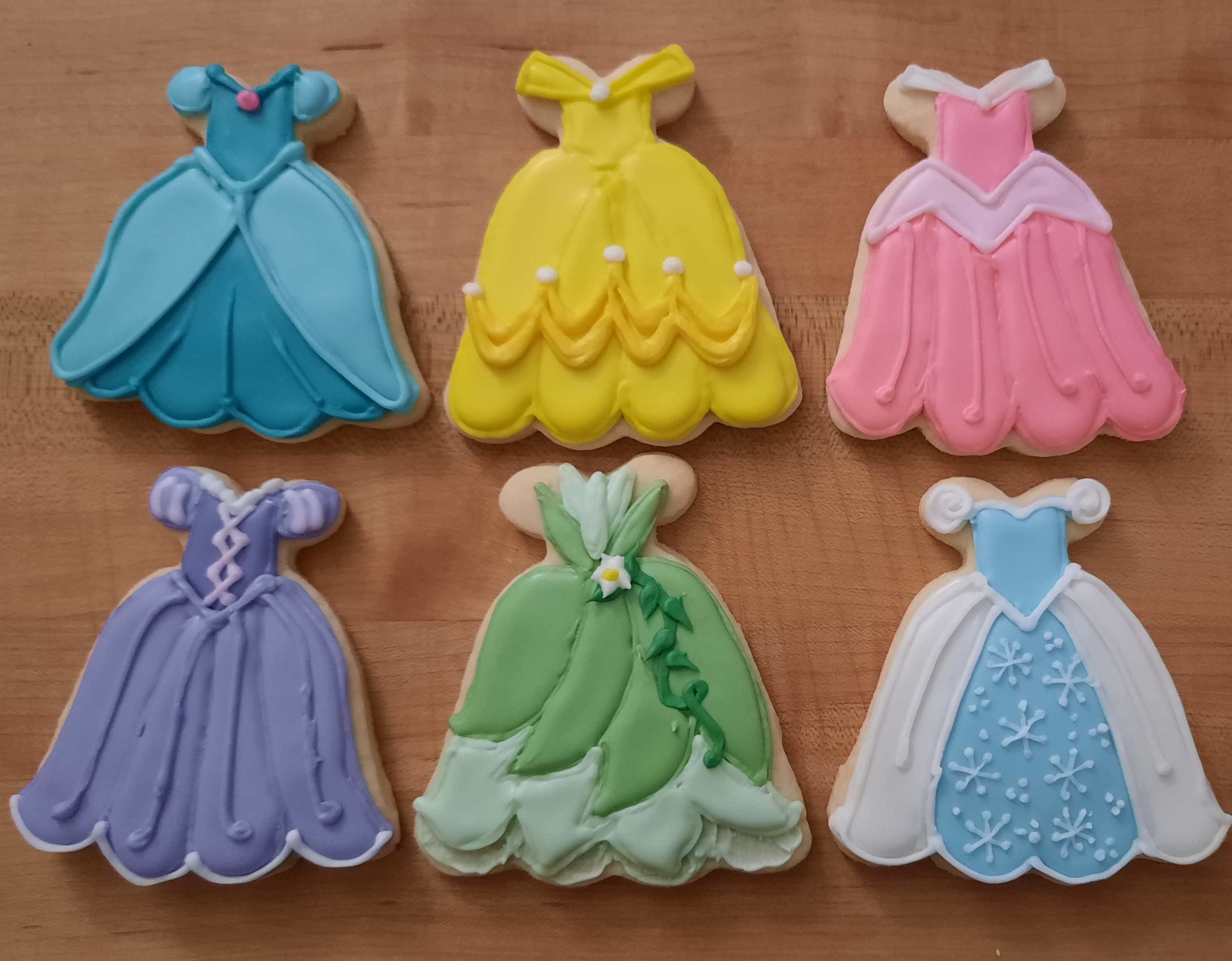 open lace back dress Custom Cookies | Birthday main image 1