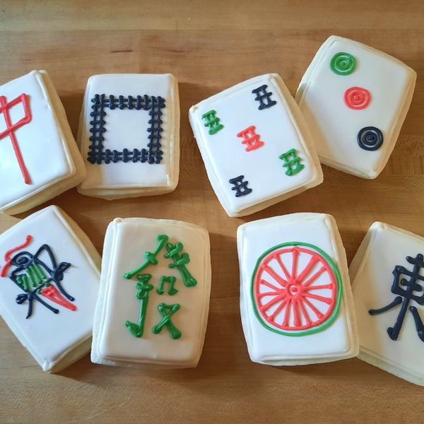 Mahjong Cookies Etsy