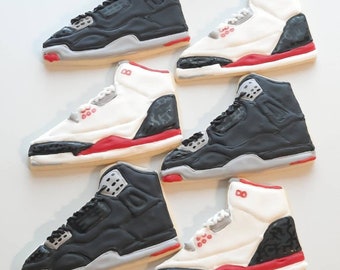 Retro Jordans Inspired Sneaker sugar cookies