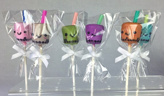 lollipop bubble tea