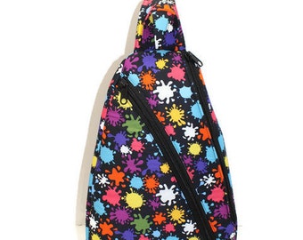 Sling bag backpack, small colorful backpack, unisex bag