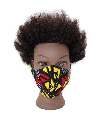 Adult Face Mask, Fabric Face Mask, Handmade Mask, Cotton Fabric Mask,…