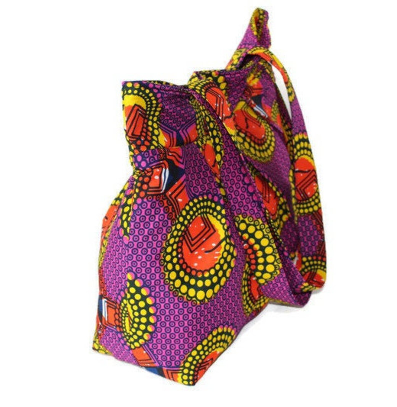 African Print Tote Bag Shoulder Bag Tote with Pockets Etsy