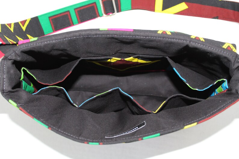Messenger Bag Ankara bag African Crossbody Bag Fabric Crossbody bag Gifts for men Gifts for women