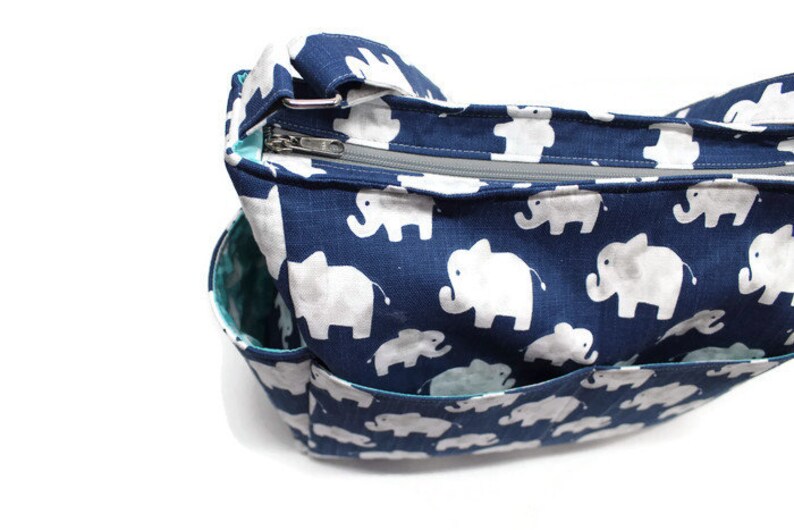 Crossbody Diaper Bag Gender Neutral Bag Baby Bag Large Etsy