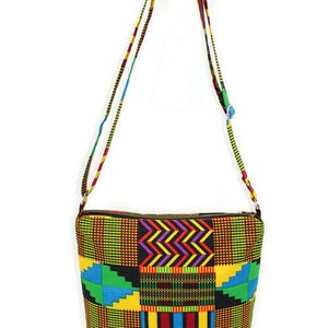 African Print Crossbody, Zipper Crossbody Bag, Women Handbag, Gift for ...