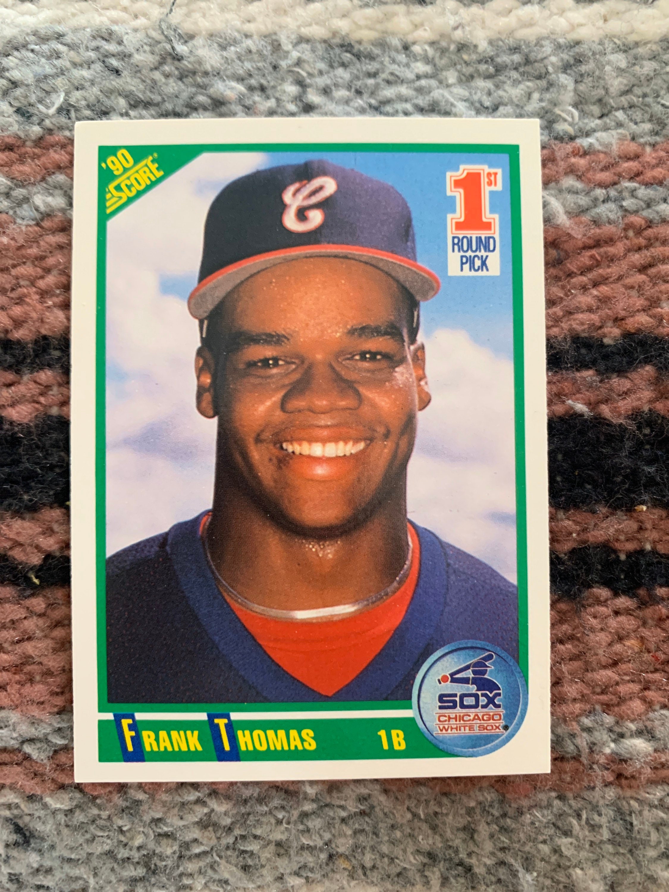 michael jordan frank thomas baseball card