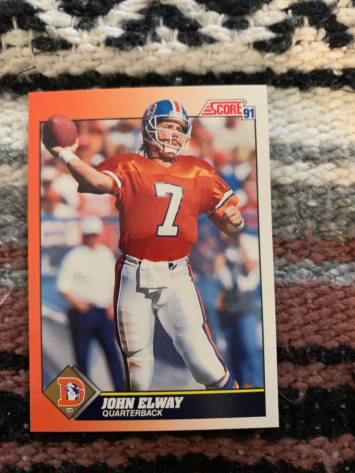 Score 1991 John Elway 410 Football Card. Etsy