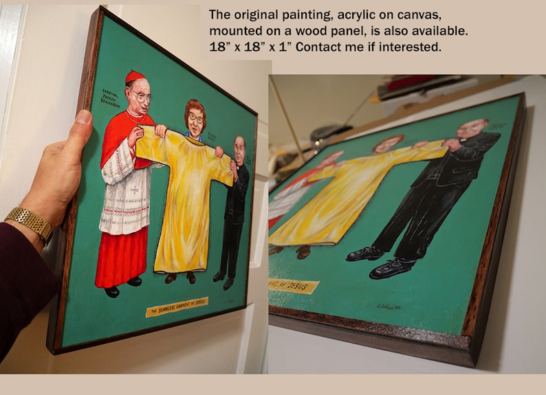 The Seamless Garment of Jesus Giclée Print - Etsy