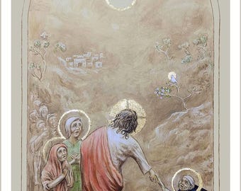 The Raising of Lazarus giclée print