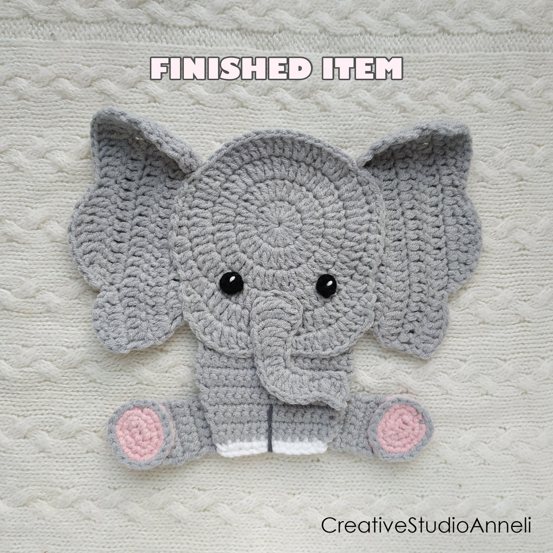 Crochet Applique / Finished Item/ Crochet Animal Applique/ - Etsy