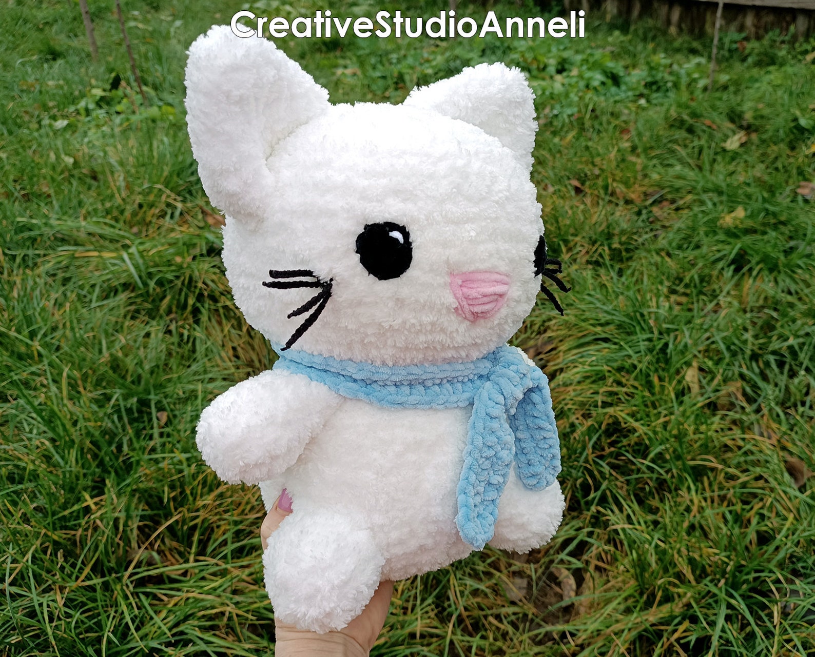 Jumbo Crochet Cat Plushie/ Amigurumi Cat/ Animal Plushies/ Etsy