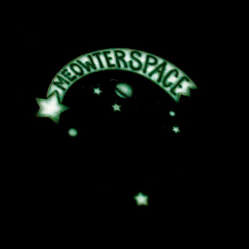 Meowterspace Hard enamel lapel pin image 3
