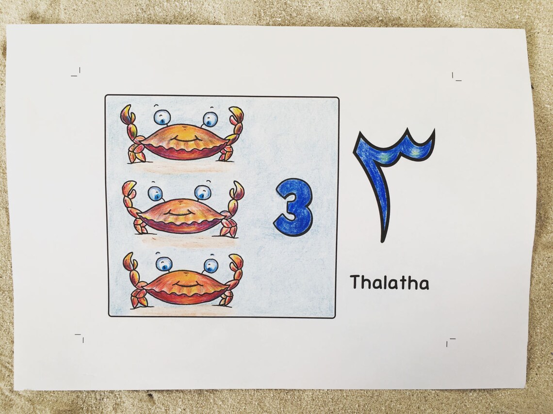 Arabic Numbers Coloring Book for Kids: Learn 1-10 - Etsy