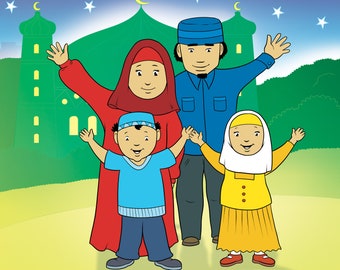 Ramadan Activity Book for Kids, Muslim Coloring Book