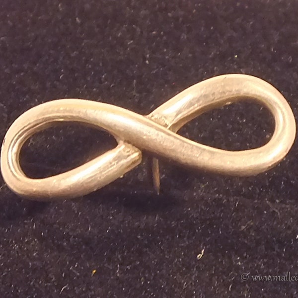 Lemniscate infini - Boucle d'oreille ARGENT 925