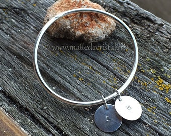 Bracelet Silver Sterling medal 925 Gourmette Jonc HandMade at your size !!