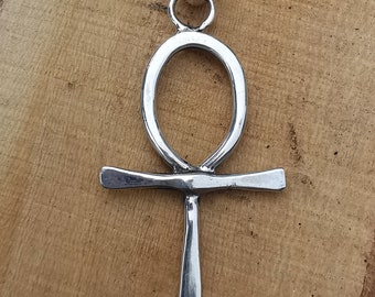 Silver Pendant - Egyptian Ankh Cross of Life