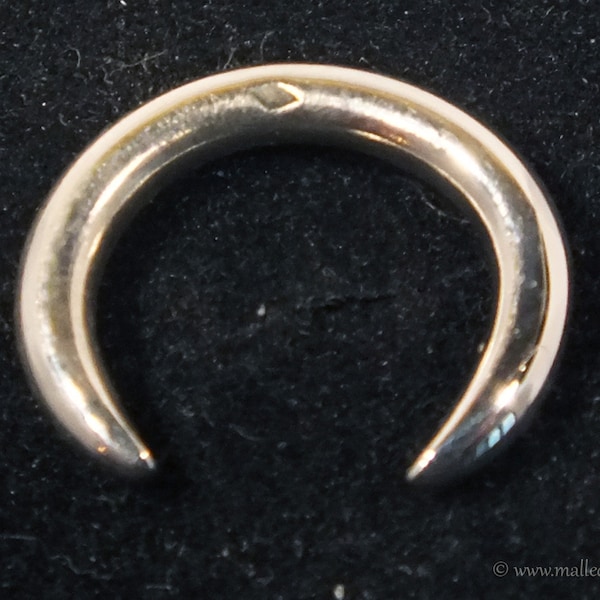 Piercing anneau de nez argent massif