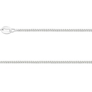 Silver sterling chain - diamonded chain - Certified 925