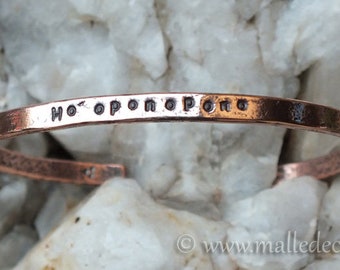 Copper bracelet Ho'oponopono - for Women