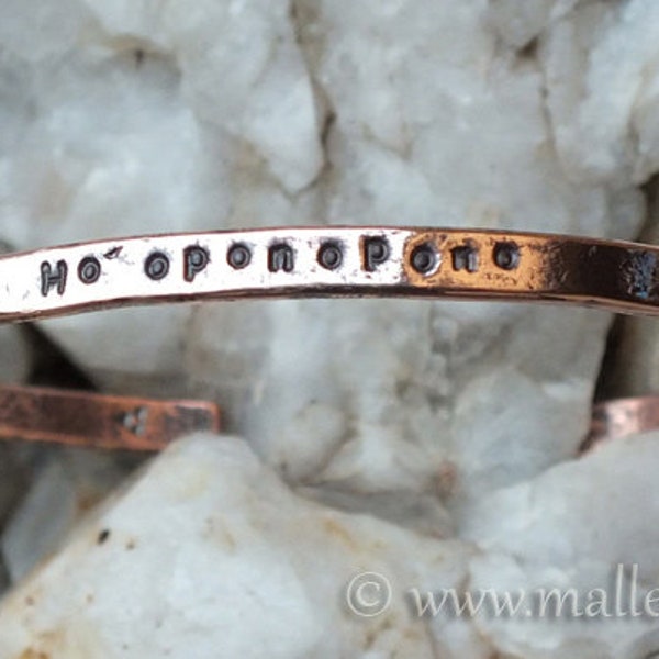 Copper bracelet Ho'oponopono - for Women